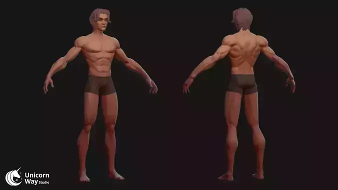 Body Male Stylized