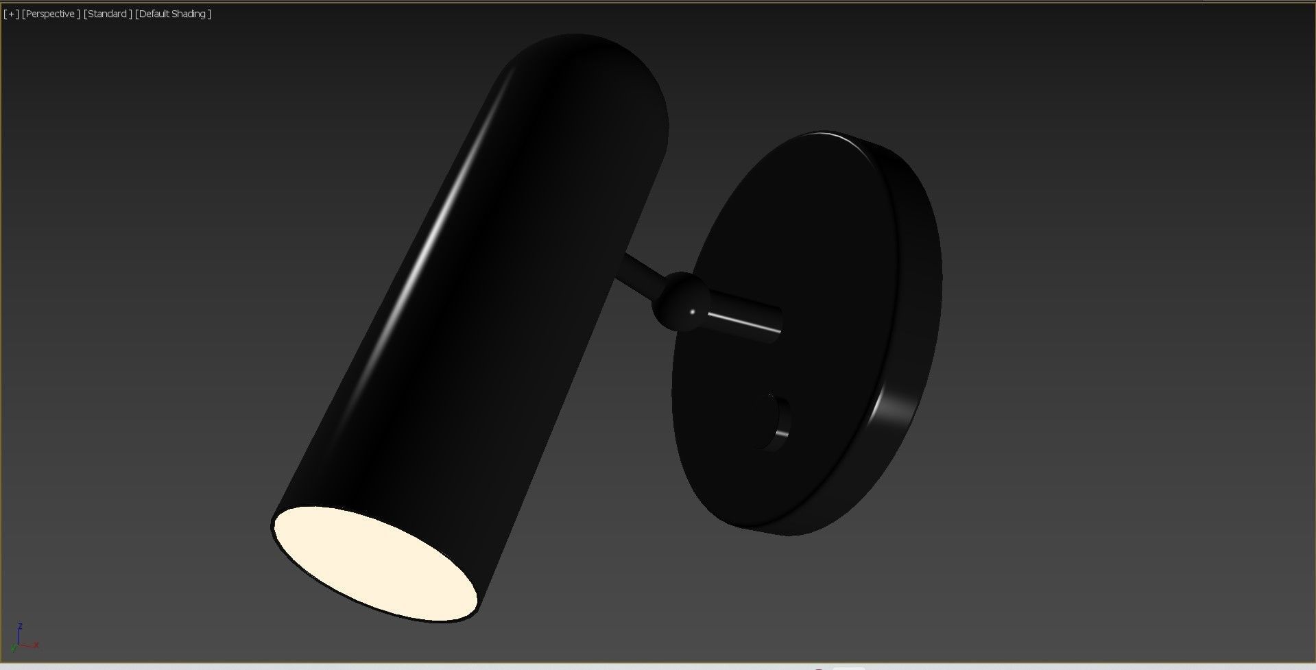 Lightology jax sconce Lighting  3D model_2
