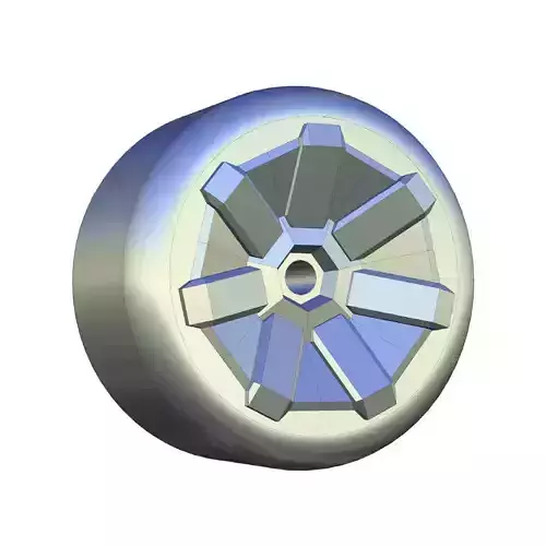 Tesla Cybertruck 1-64 Scale HW Wheel  3D print model
