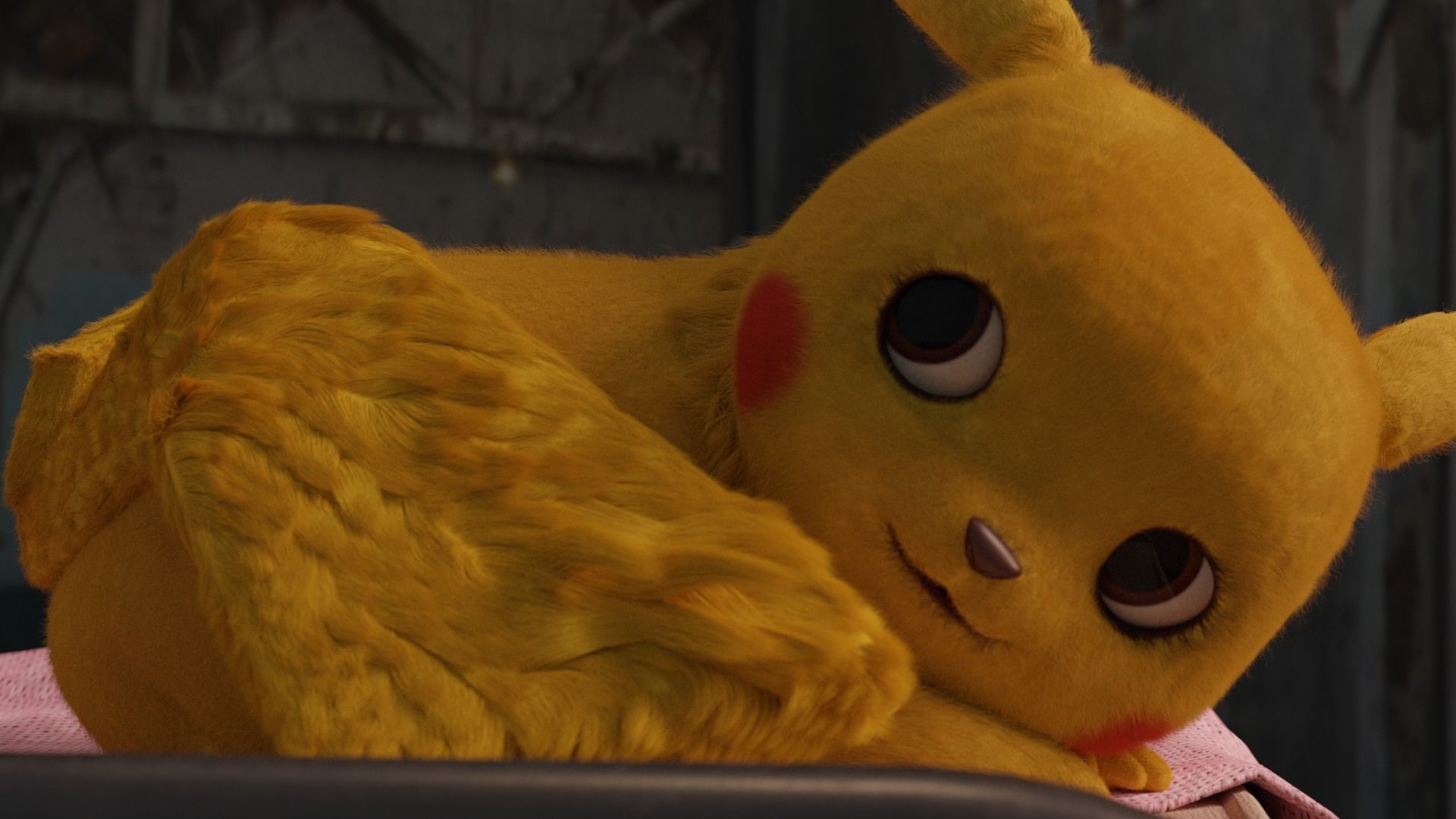 Sleeping Pikachu Low-poly 3D model_5