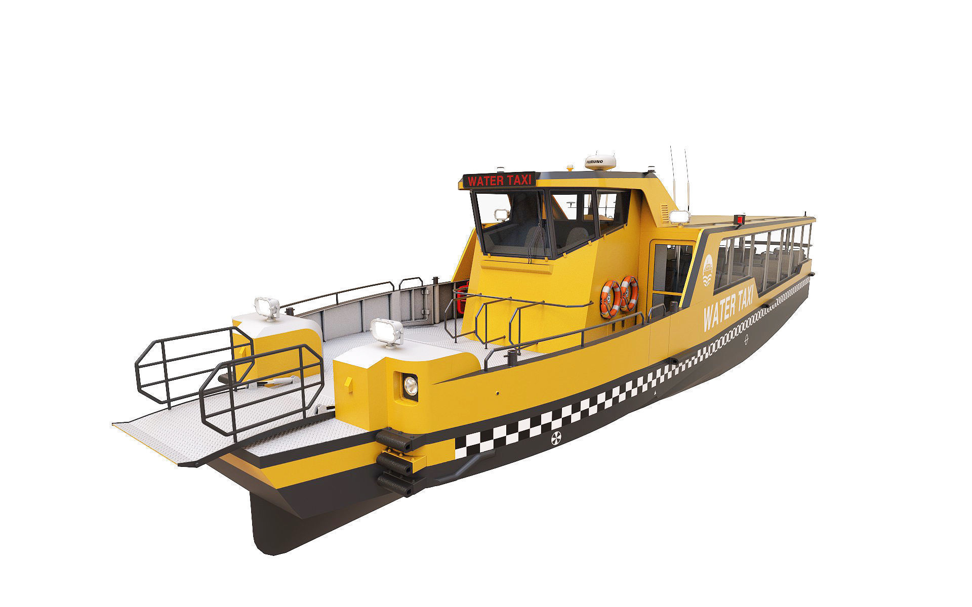 Passanger Ferry 3D Model Collection_16