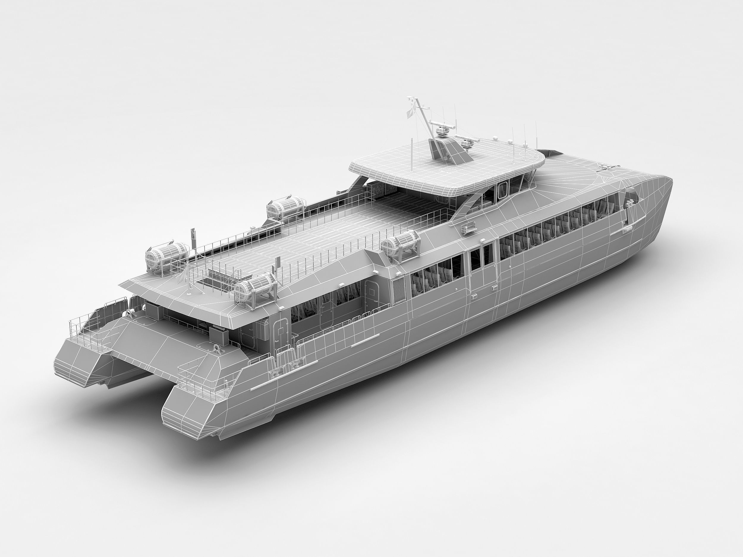 Passanger Ferry 3D Model Collection_32