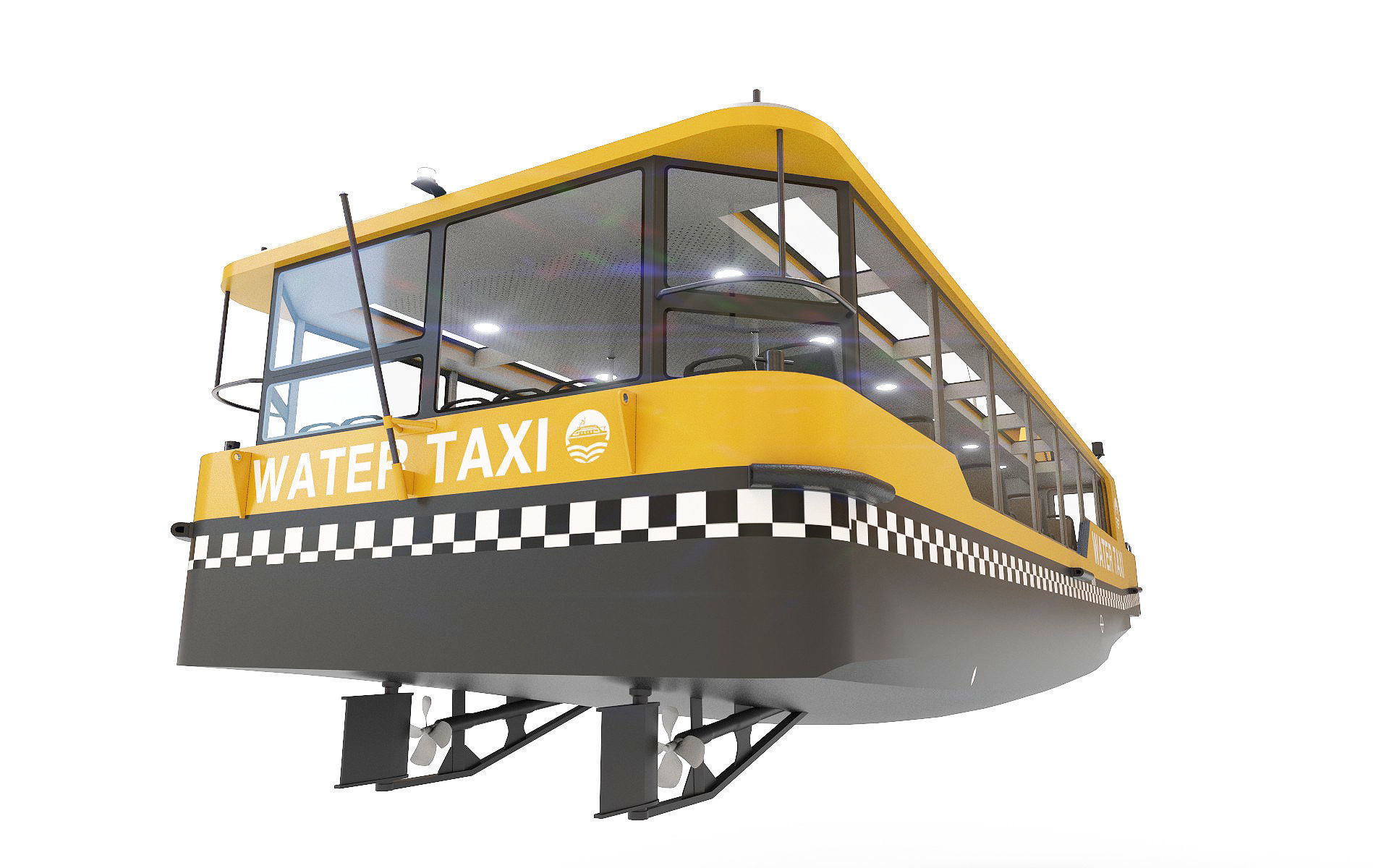 Passanger Ferry 3D Model Collection_21