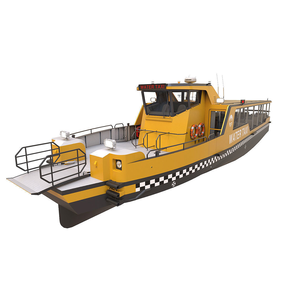Passanger Ferry 3D Model Collection_15