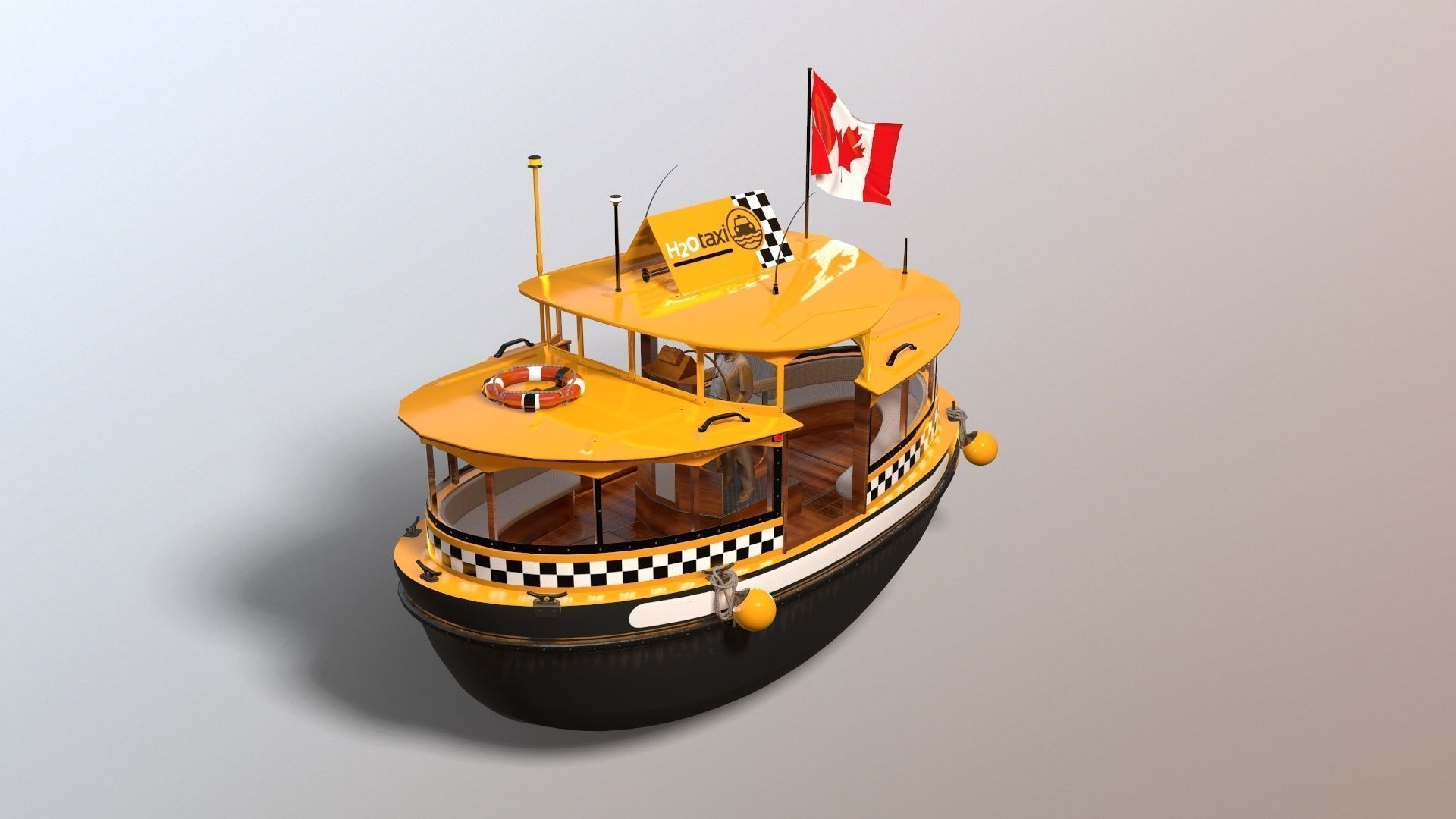 Passanger Ferry 3D Model Collection_8