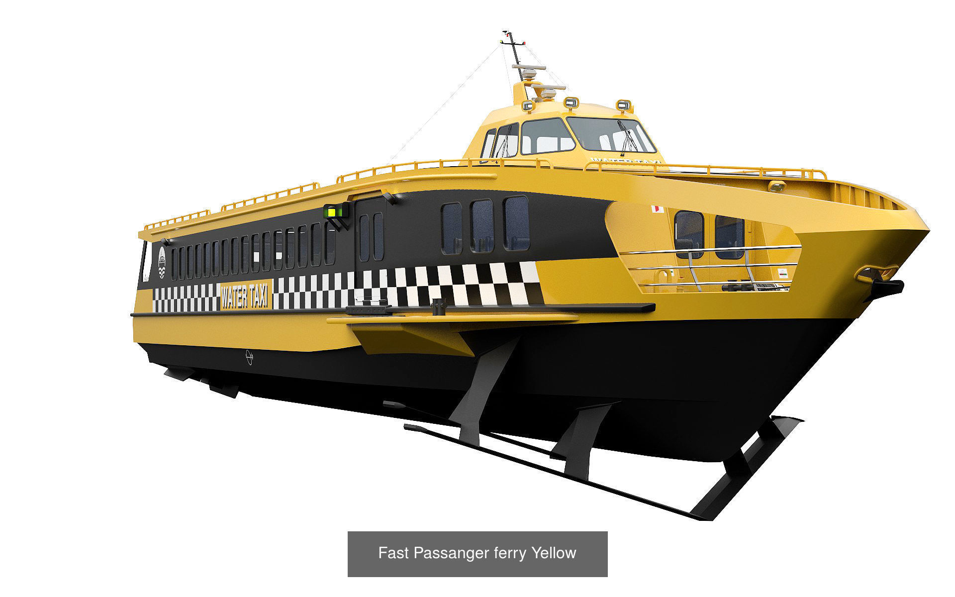 Passanger Ferry 3D Model Collection_4
