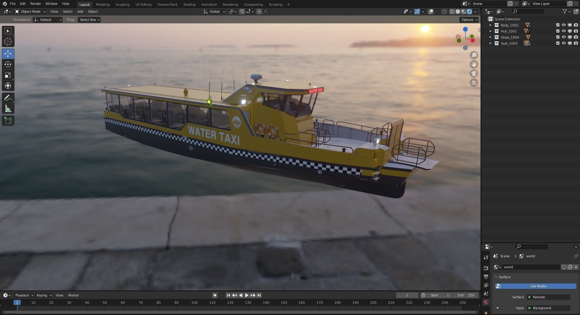 Passanger Ferry 3D Model Collection_19