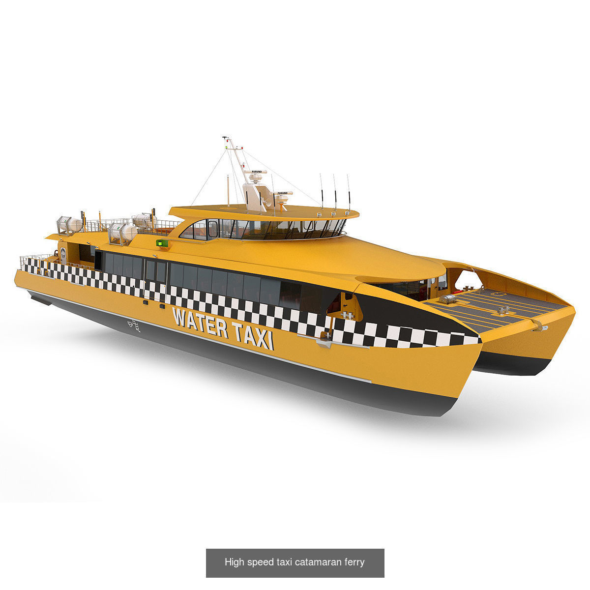 Passanger Ferry 3D Model Collection_5