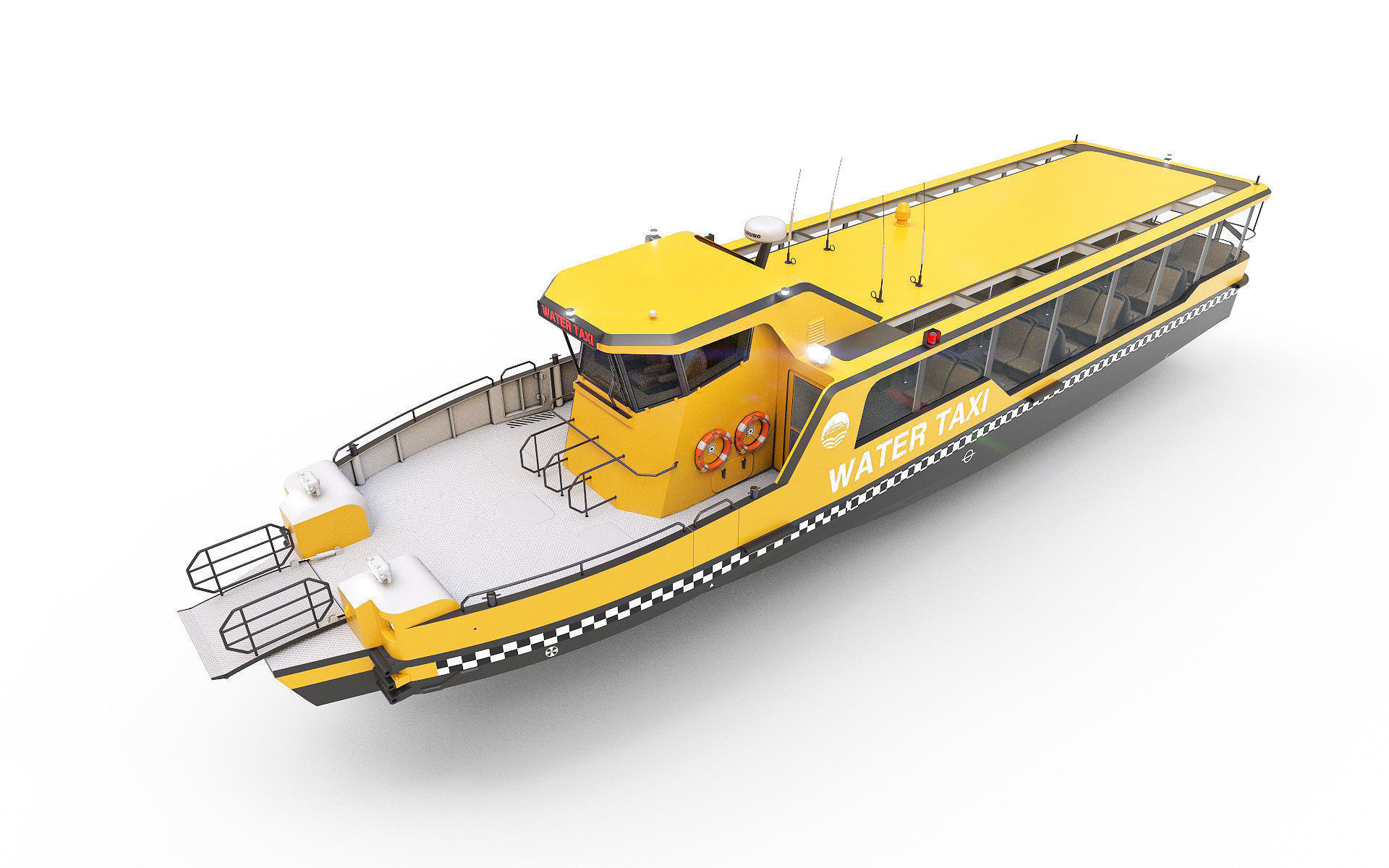 Passanger Ferry 3D Model Collection_25