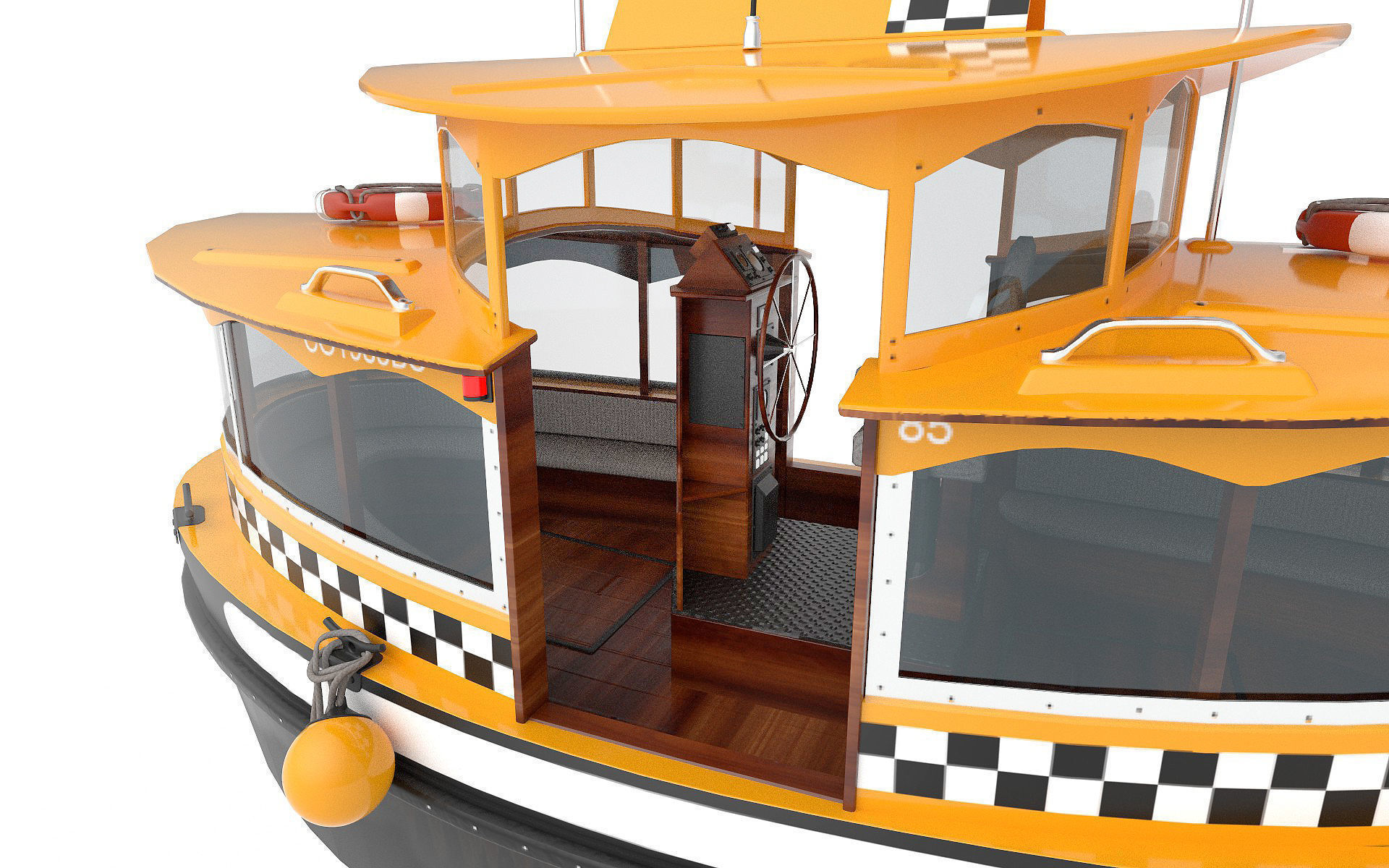 Passanger Ferry 3D Model Collection_13
