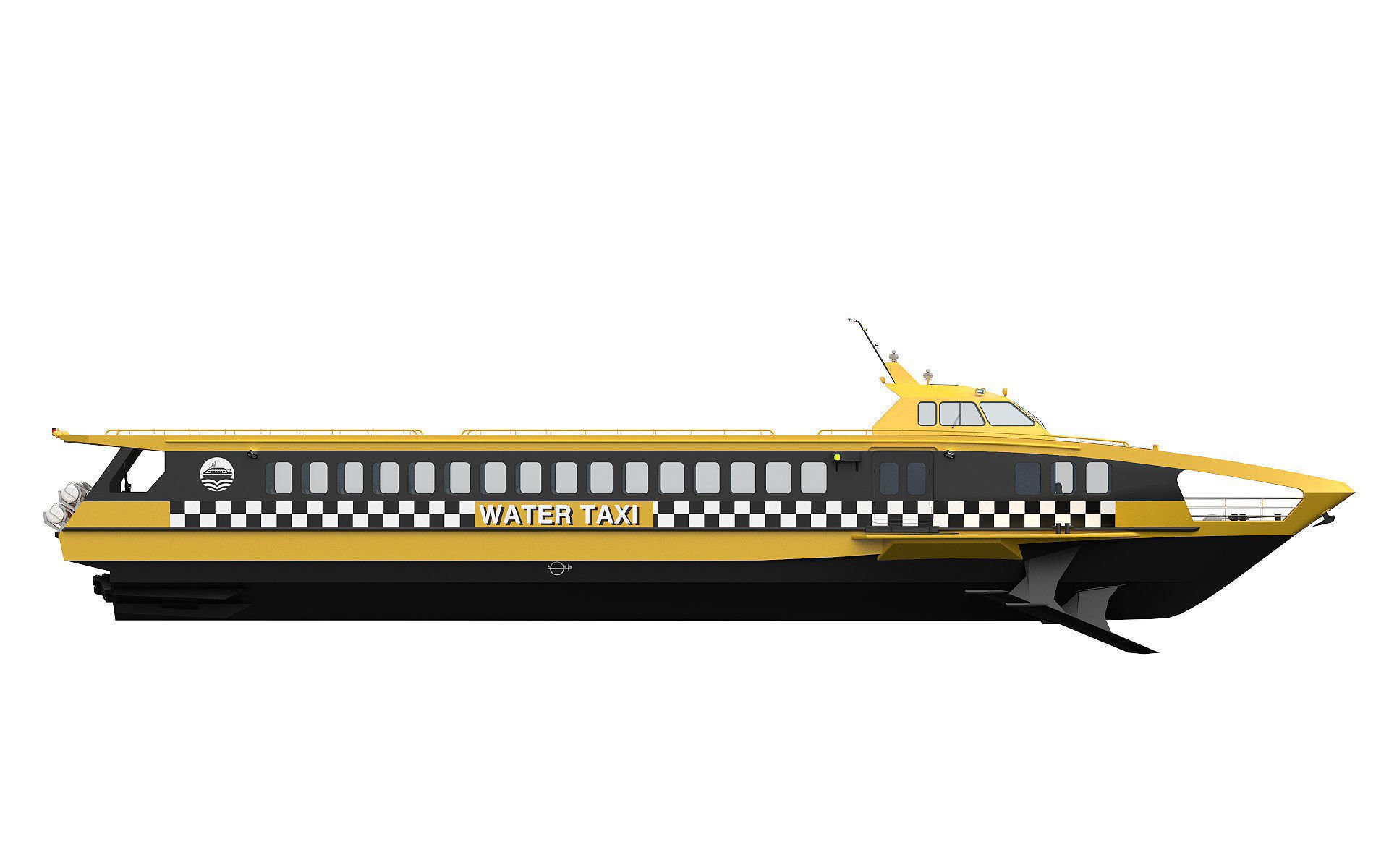 Passanger Ferry 3D Model Collection_36