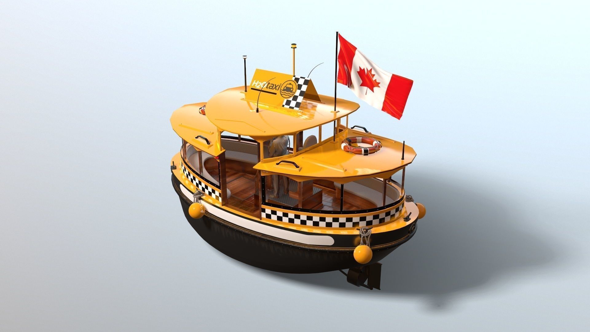 Passanger Ferry 3D Model Collection_10