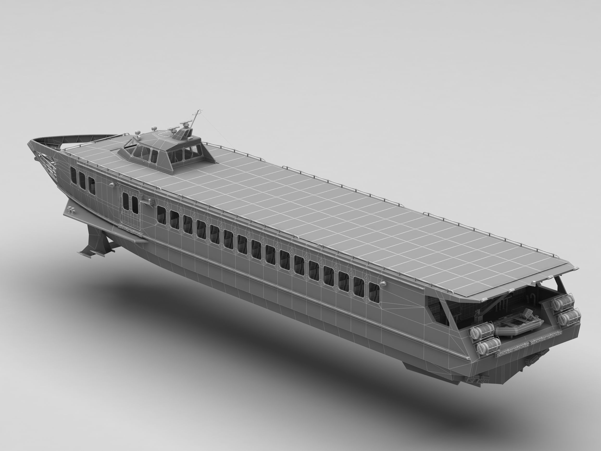 Passanger Ferry 3D Model Collection_43