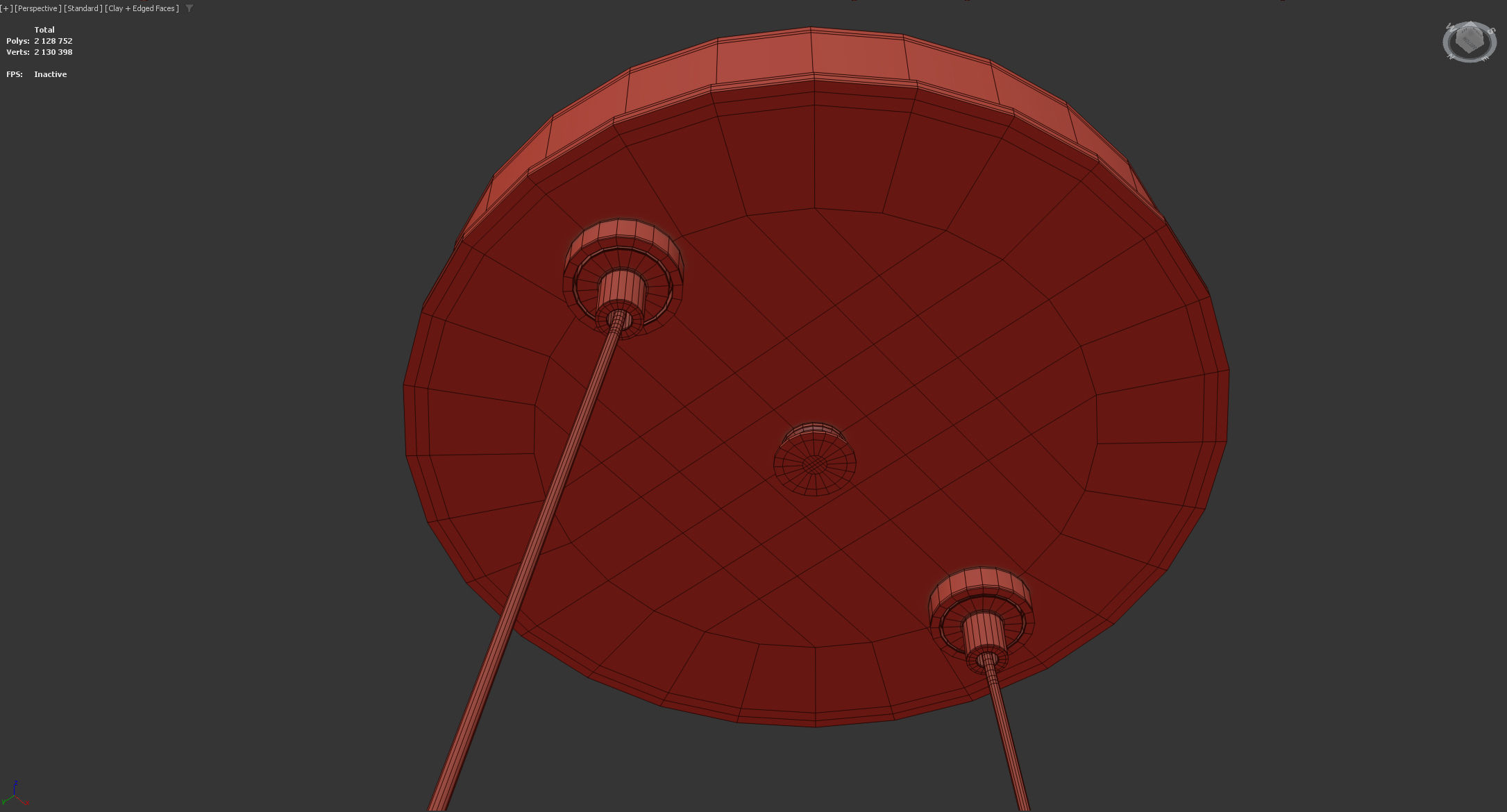 Otto Sphere Mini Pendant By Hubbardton Forge 3D model_3