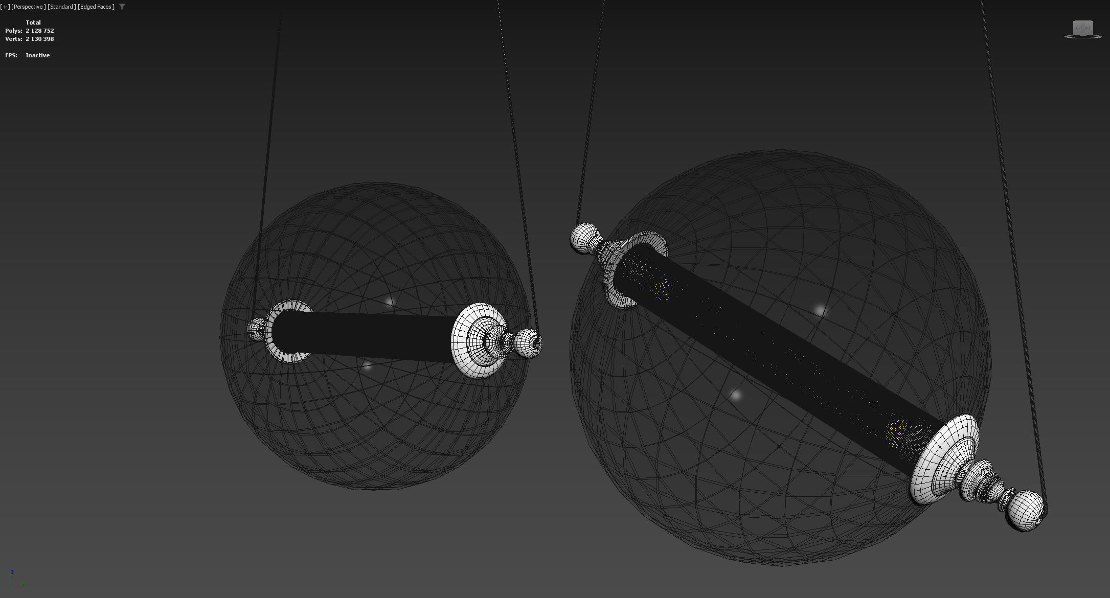 Otto Sphere Mini Pendant By Hubbardton Forge 3D model_11