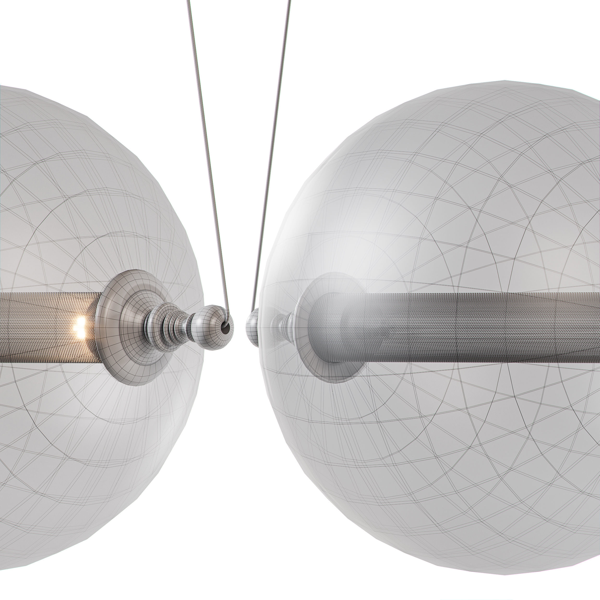Otto Sphere Mini Pendant By Hubbardton Forge 3D model_9