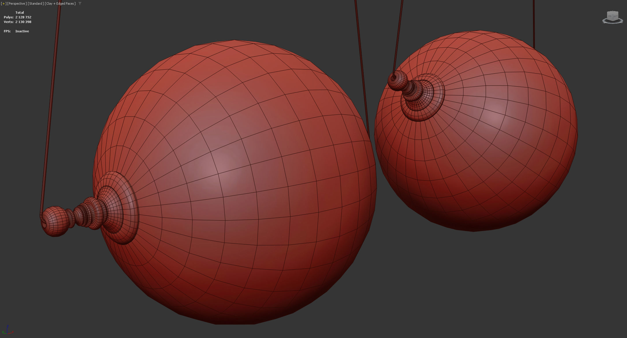 Otto Sphere Mini Pendant By Hubbardton Forge 3D model_2