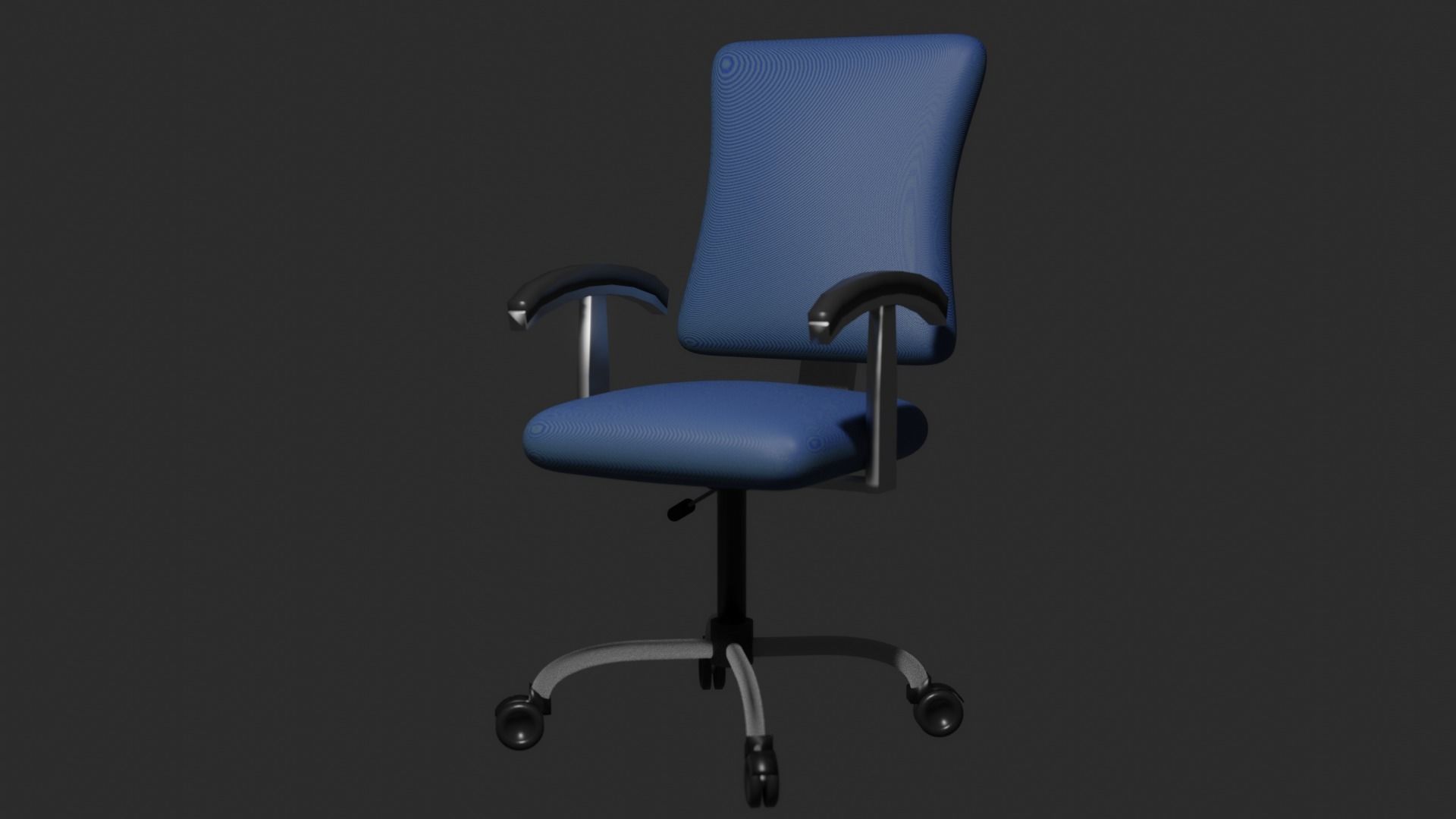 Office Chair Free low-poly 3D model_1