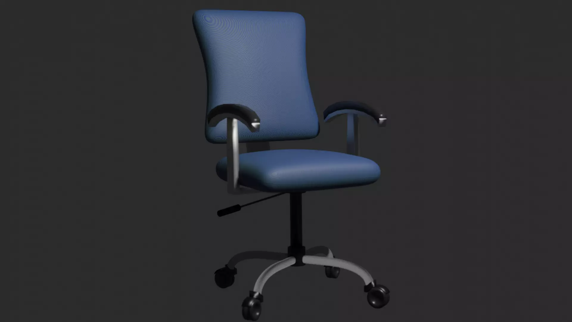 Office Chair Free low-poly 3D model_0