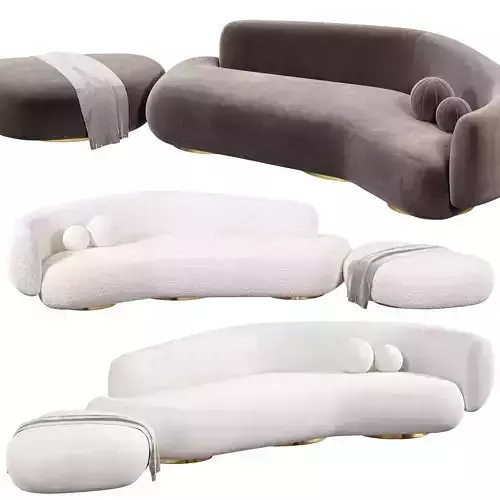 OKHA REPOSE Sofa by kookudesign 3D model