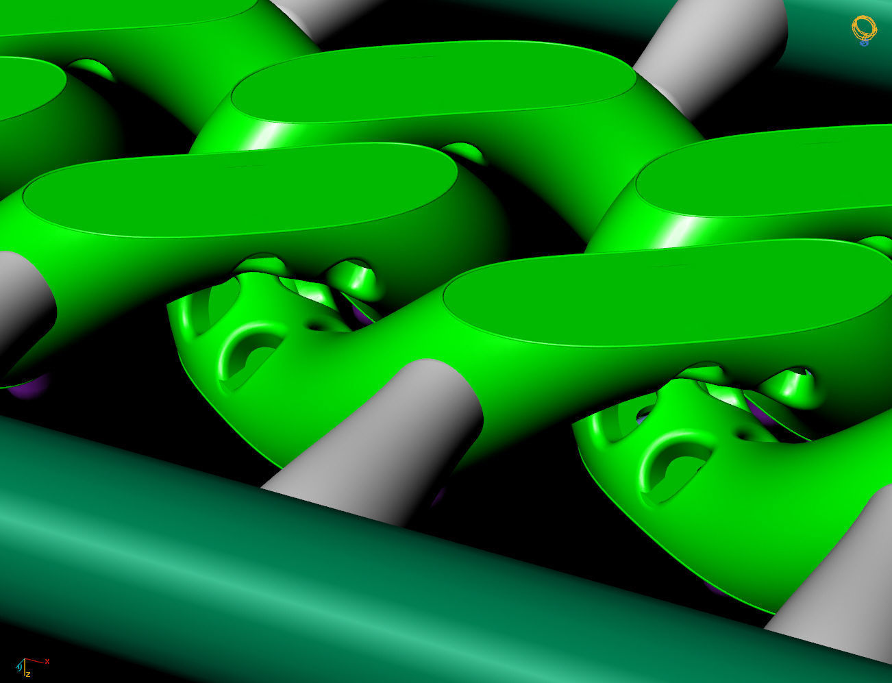 7 mm 18 cm CUBAN LINK CHAIN FOR BRACELET OR NECKLACE 3D print model_5