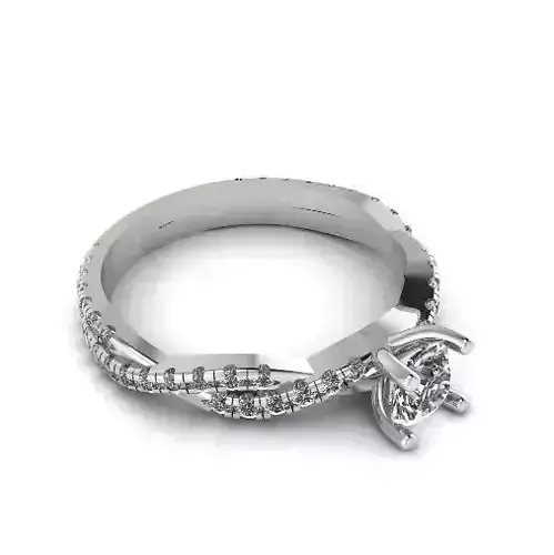 Engagement halo rings Model 4018