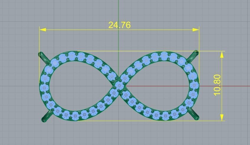 Connector infinity Model 4017 3D print model_5