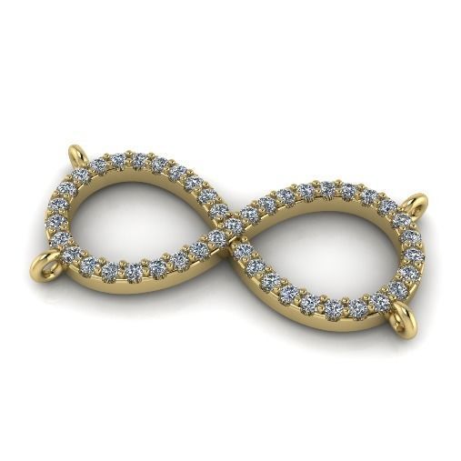 Connector infinity Model 4017 3D print model_1