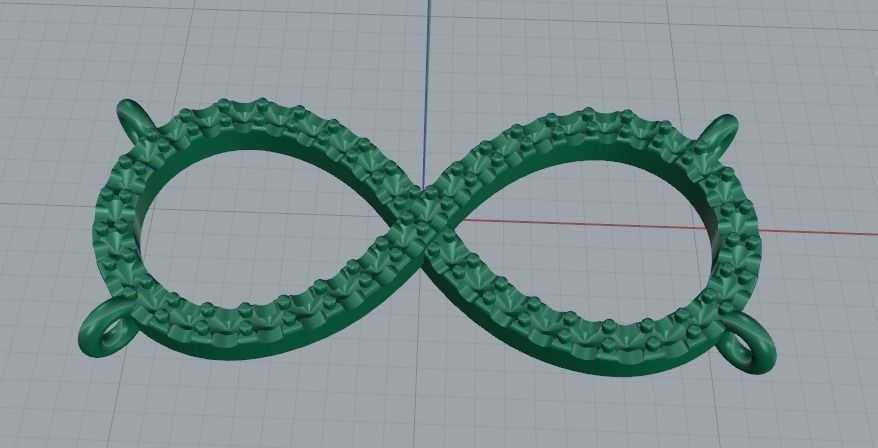 Connector infinity Model 4017 3D print model_2