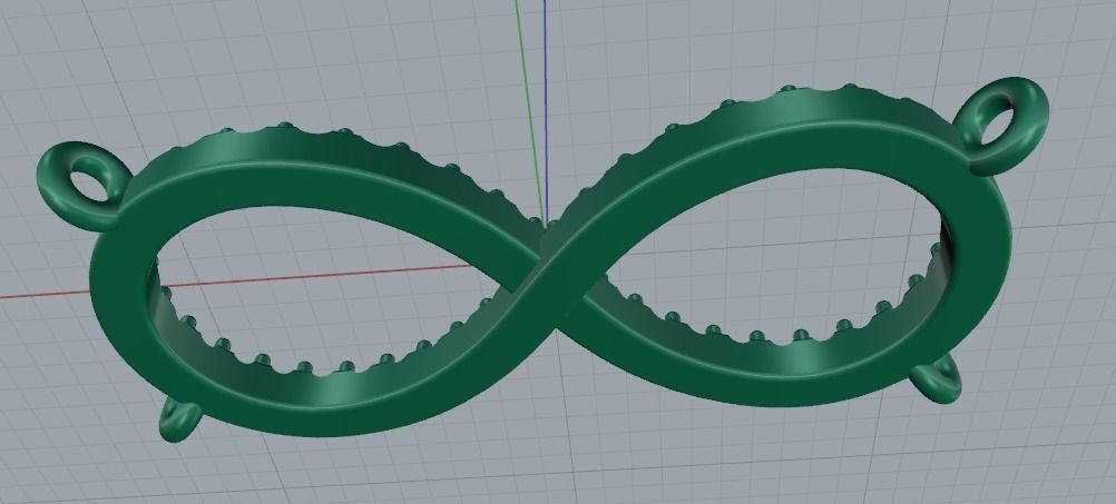 Connector infinity Model 4017 3D print model_3