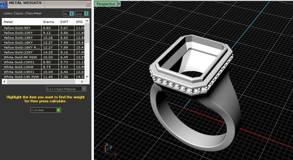Ring radiant Model 4013 3D print model_9