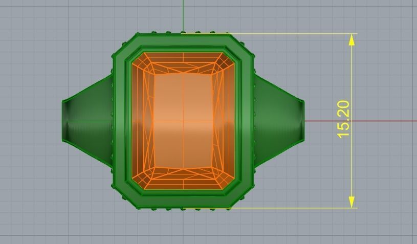 Ring radiant Model 4013 3D print model_6