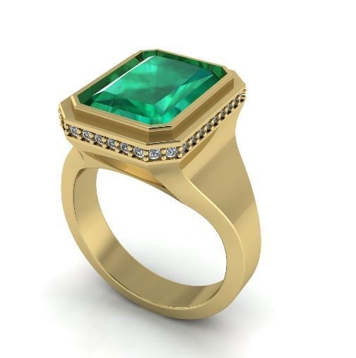 Ring radiant Model 4013 3D print model_1