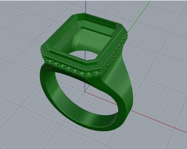 Ring radiant Model 4013 3D print model_2