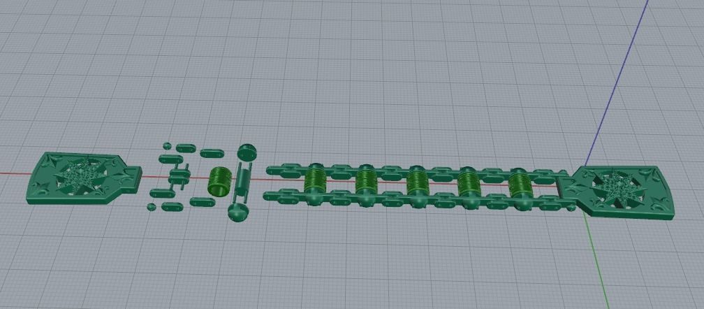 Chaplet Model 4005 3D print model_6