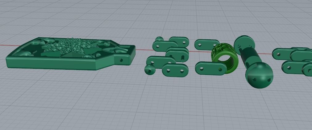 Chaplet Model 4005 3D print model_4