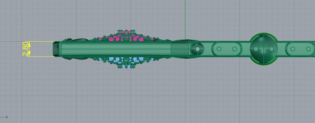 Chaplet Model 4005 3D print model_9