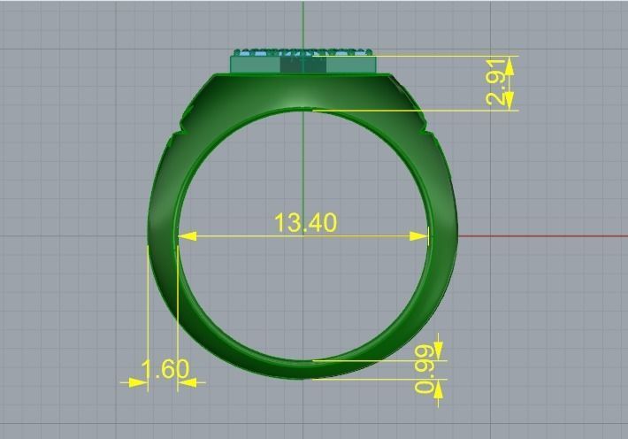 Star of David ring Model 3997 3D print model_5