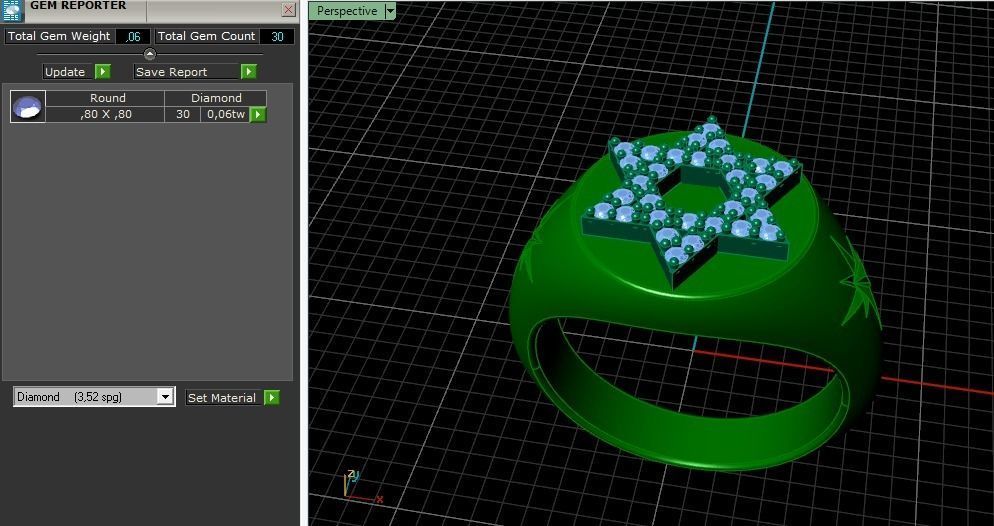 Star of David ring Model 3997 3D print model_9