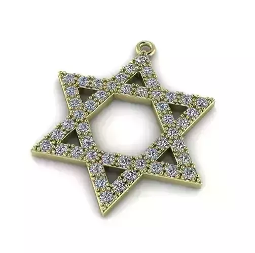 Star of David pendant Model 3990