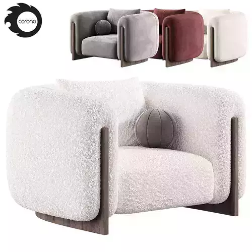 Minuit Armchair by stephane parmentier