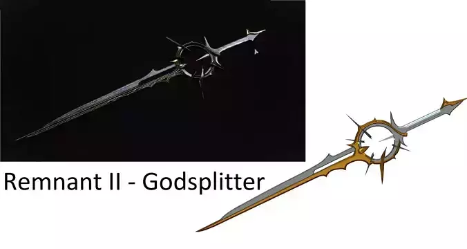 The Godsplitter sword from Remnant II