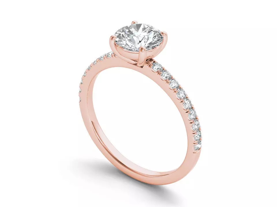 S Kashi and Sons Micro Pave Engagement ring 3d model 3D print model_0