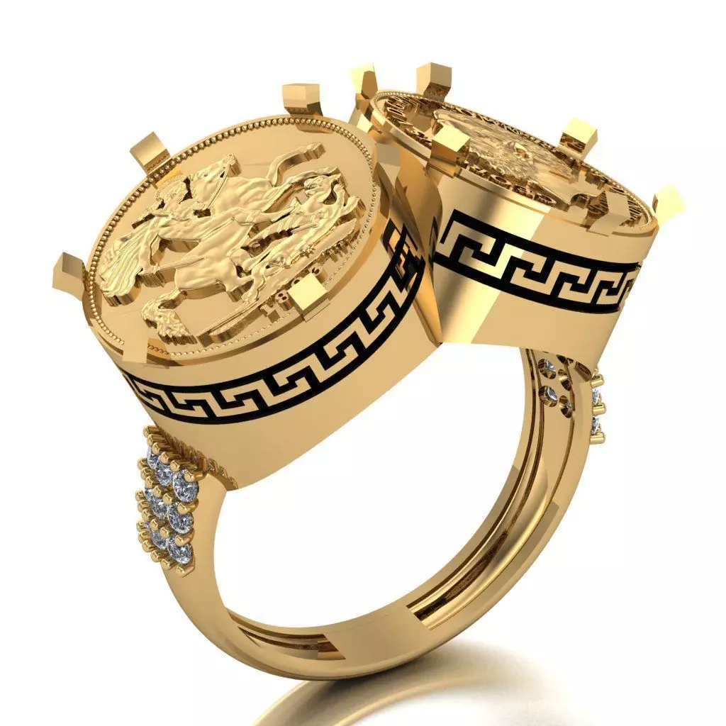 Lira Ring 019 3D print model