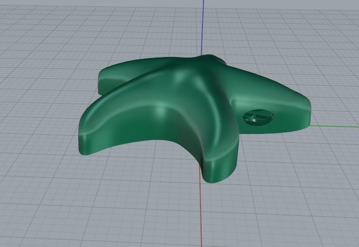 Pendant starfish Model 3978 3D print model_3