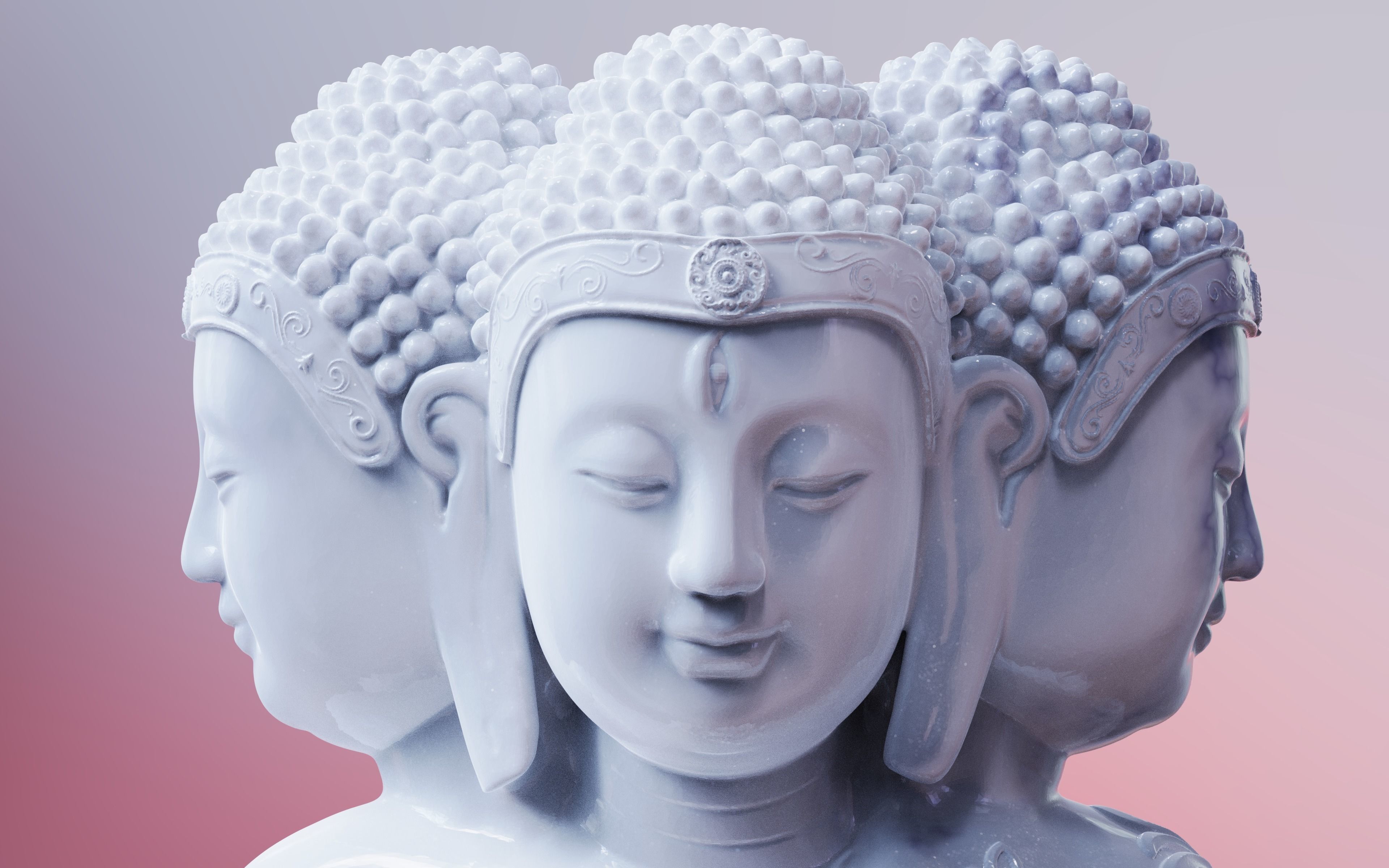 Enlightened Buddha 3D print model_7