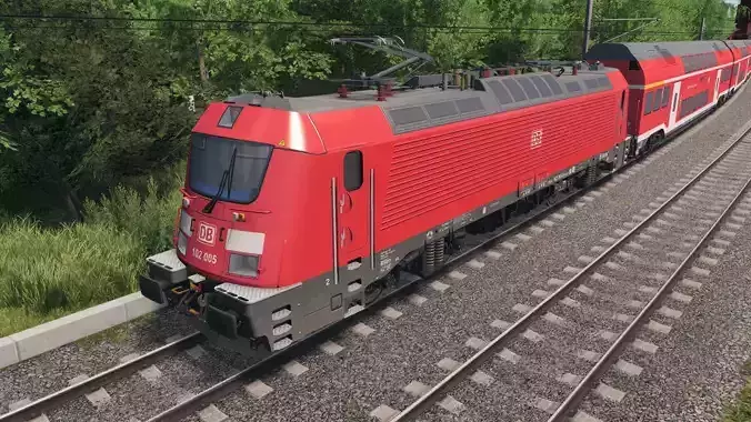 Skoda Dosto Push-Pull Train Low-poly 3D model