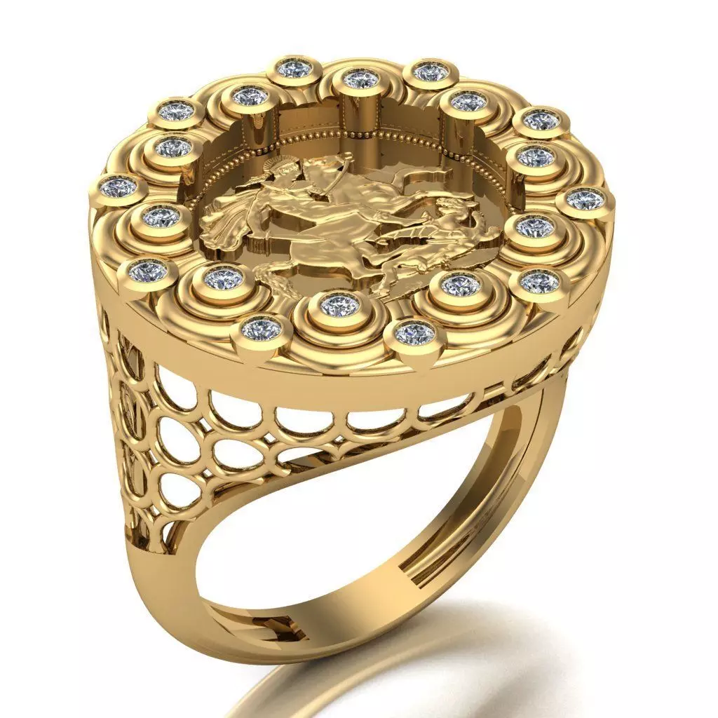 Lira Ring 020 3D print model