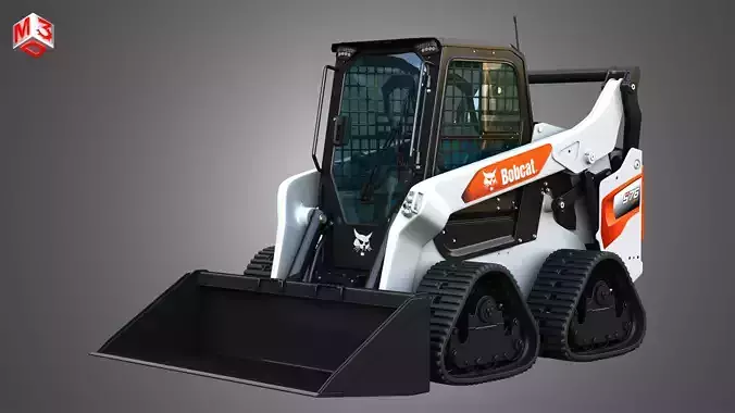 S76 Quad Tracks Loader - Bucket 3D model