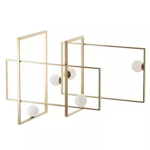 Mondrian glass ceiling 3D model